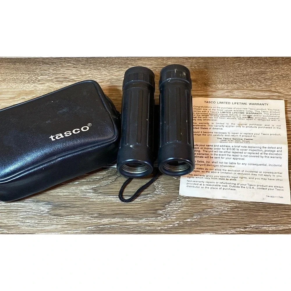 TASCO Model 168RB 10x25 Fully Coated Optics Binoculars